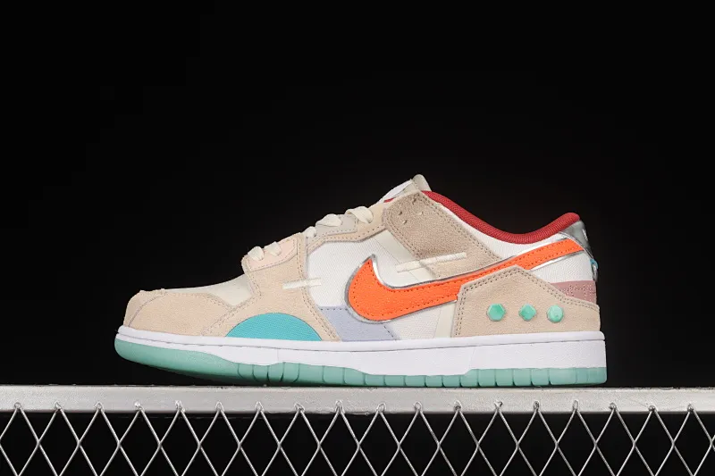 All Categories Nk SB Dunk Series Nk SB Dunk Low Low-top sneakers Corporate level NK Dunk Scrap "Shapeless, Formless, Limitless" Gold inlaid jade Retro casual sneakers DQ4975-181